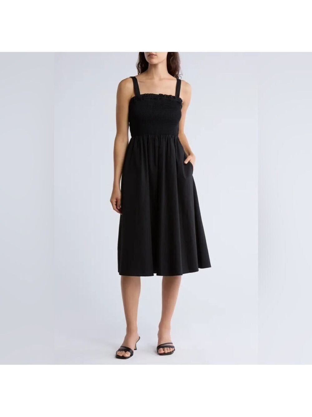 Hutch Black Midi Dress